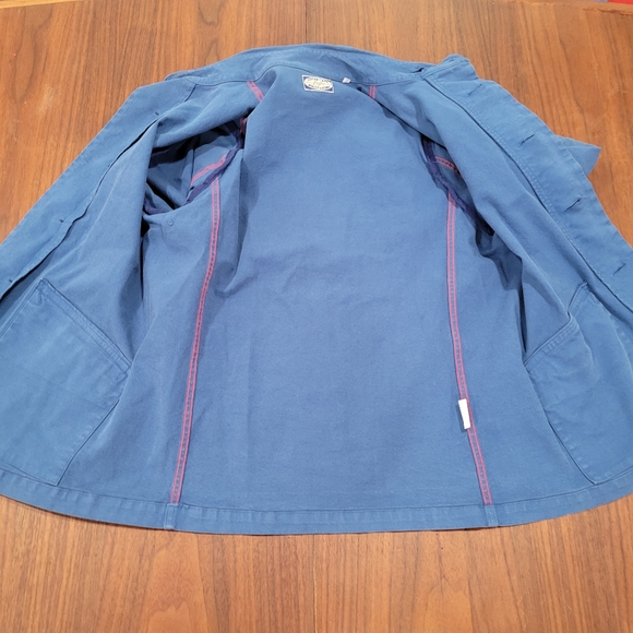 Sugar Cane Light Nave Chore Jacket Blue Medium Made In Japan Cotton Canvas - Picture 7 of 9